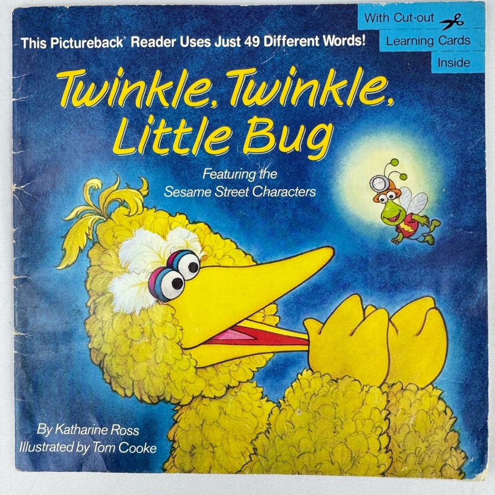 Vintage 1991 Sesame Street Picture Book for Children